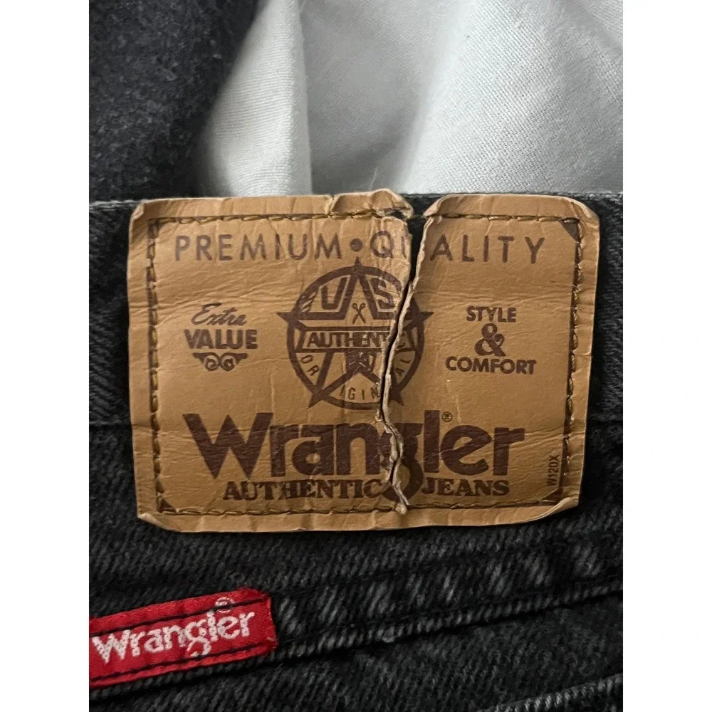 Wrangler Authentics Jeans Mens Relaxed Fit 46x32 96501CB Faded Black Made in USA